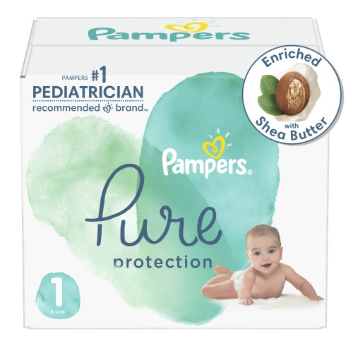 Pampers Pure Protection Diapers (Size 1)