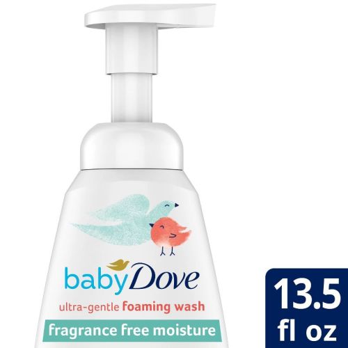Baby Dove Fragrance-free Foaming Bath Wash - 13.5 Fl Oz