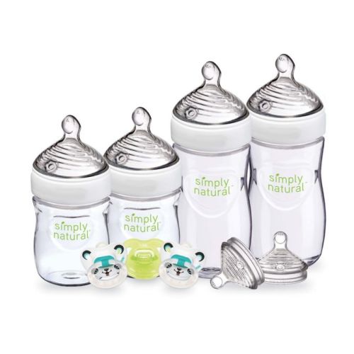 NUK® 9-Piece Simply Natural Newborn Gift Set in Clear