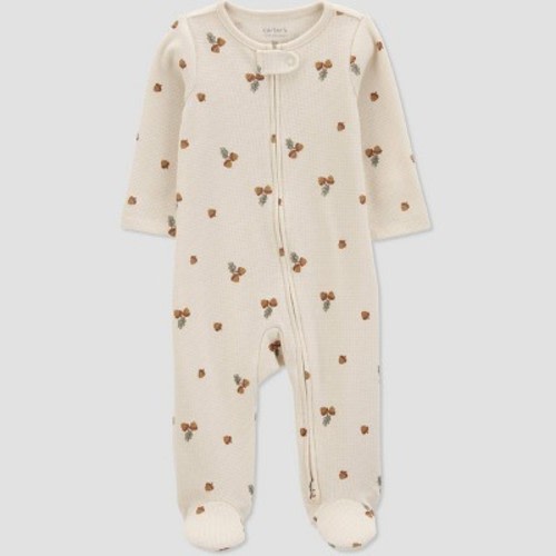 Carter's Just One You® Baby Acorns Sleep N' Play - Cream, Size: 6M