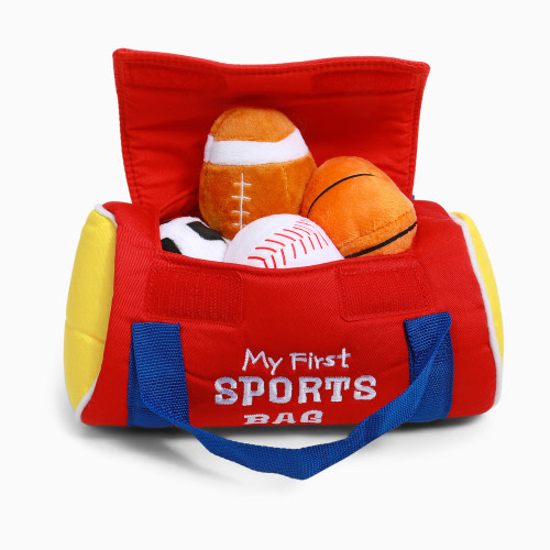 My First Sports Bag Stuffed Plush Playset
