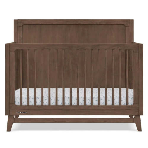 Spencer 6-in-1 Convertible Crib - Greenguard Gold Certified - Teak Brown