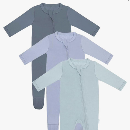 RRP Unisex Baby Footies Pajamas,Rayon Derived From Bamboo,Buttery Soft Sleep 'N Play PJs,2-Way Zipper Closure,0-18 Months