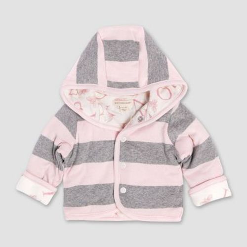 Burt's Bees Baby® Baby Girls' Bee Reversible Organic Cotton Puffer Jacket - Pink