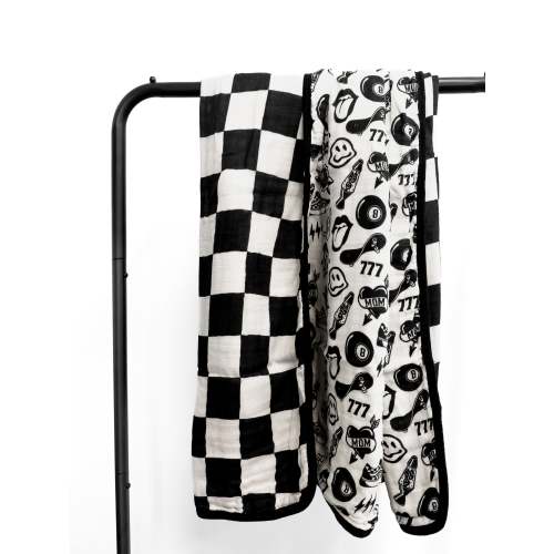 Organic Muslin Quilt in Warped Tour x Venice