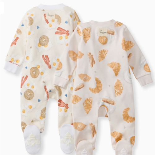 Eggs & Coffee Organic Sleep & Play 2 Pack – Burt's Bees Baby
