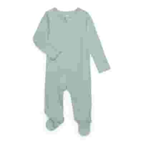 Wonder Nation Baby Boys or Girls Zip Front Footed Pajamas, Sizes Preemie-6/9 Months