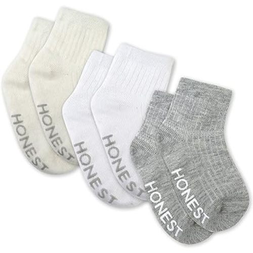 HonestBaby Multipack Cozy Socks Sustainably Made for Infant Baby, Toddler, Kids Boys, Girls, Unisex, Men and Women