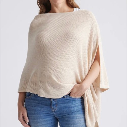 Lightweight Cotton Cashmere Nursing Shawl