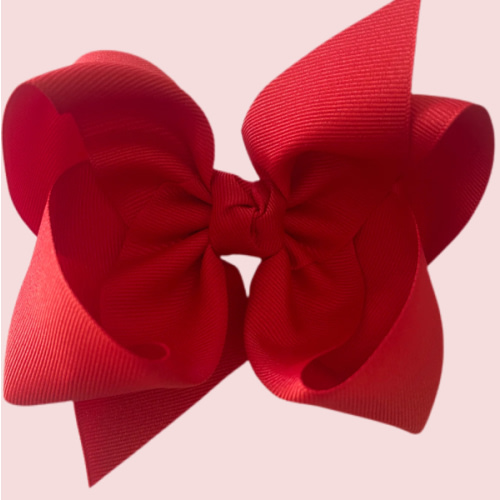 Red Grosgrain Bow