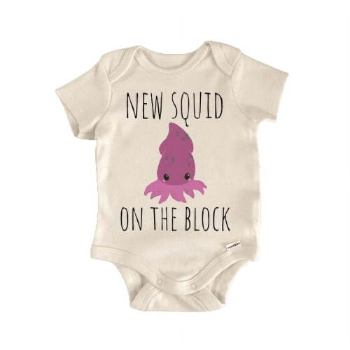 Squid Octopus Ocean - Baby Boy Girl Clothes Infant Bodysuit Funny Cute Newborn