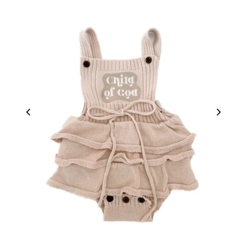Knit Ruffled Child of God Dress – OUR HOUSE ABOVE