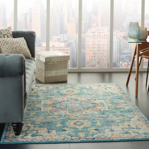 Verda Oriental Pink Area Rug