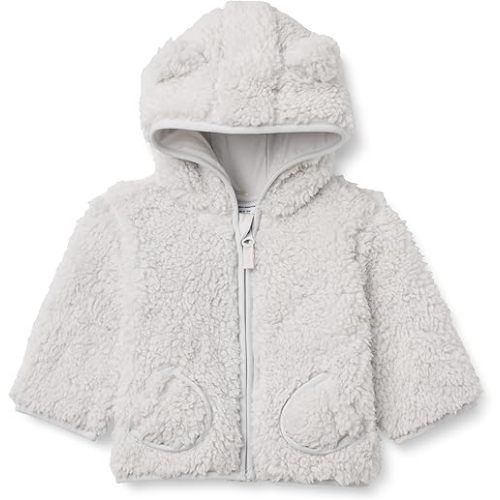 Amazon Essentials baby-boys Hooded Sherpa Jacket