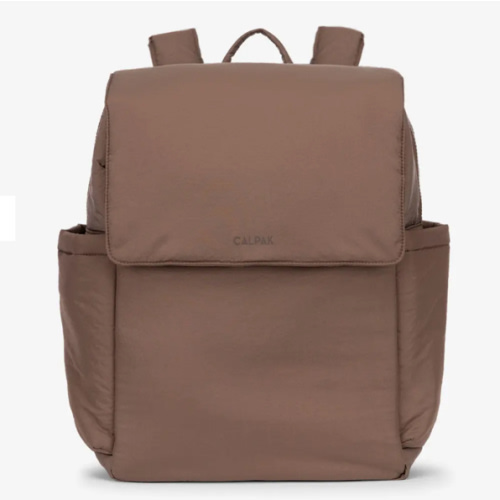 Diaper Backpack with Laptop Sleeve - HAZELNUT