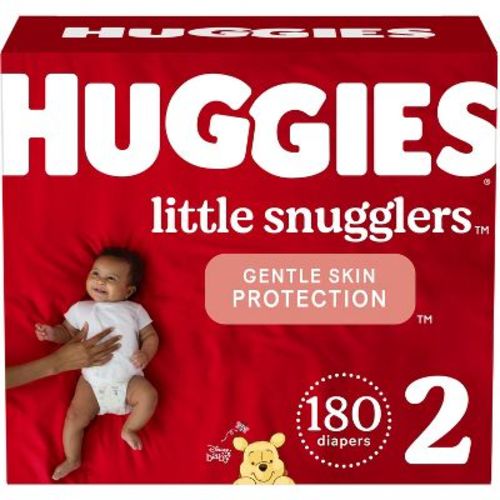 Size 2 Huggies Little Snugglers Baby Diapers
