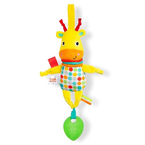 Bright Starts Pull, Play & Boogie Musical Activity Toy for Stroller - Giraffe - Unisex, Newborn +