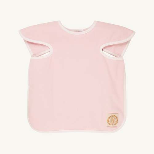 Big Bite Bib - Palm Beach Pink with Worth Avenue White