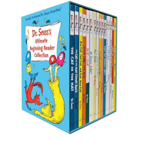 Dr. Seuss's Ultimate Beginning Reader Boxed Set Collection: Includes 16 Beginner Books and Bright & Early Books