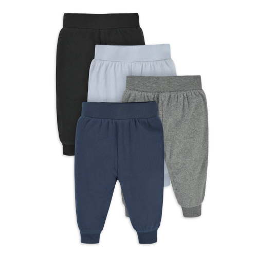 Gerber Baby Boys Fleece Pants, 4-Pack, (Newborn - 24 Months)