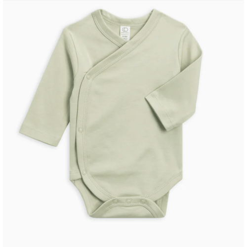 Coloredorganics.com Classic Kimono Bodysuit - Long Sleeve
