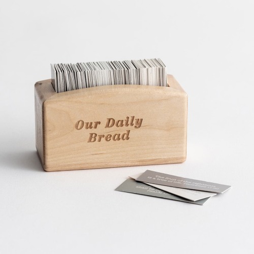 Our Daily Bread - Wood Promise Box