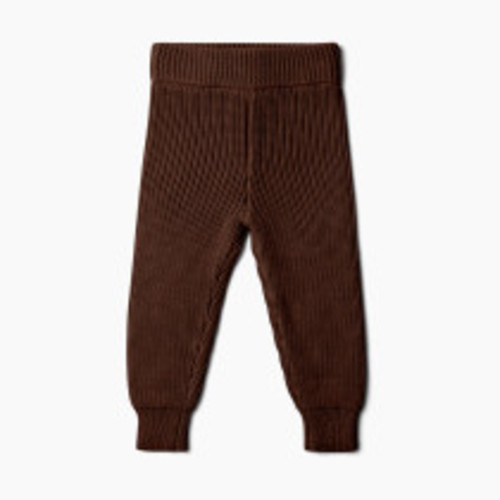 Goumi Kids Organic Cotton Knit Pant - Hide, 3-6 M