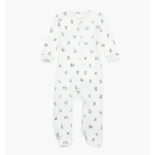The Footie Pajama - 0-3 month - Alphabet