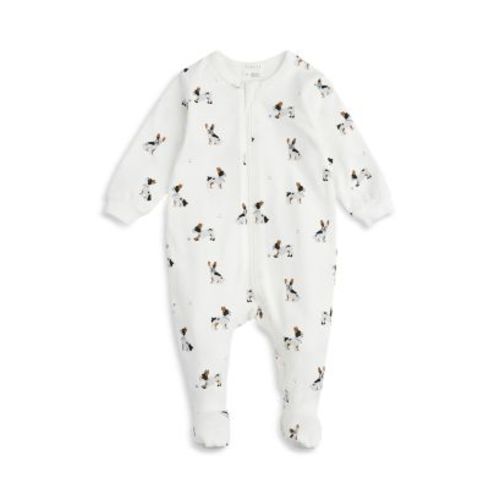 Boys' French Bulldogs Print Sleeper Footie - Baby