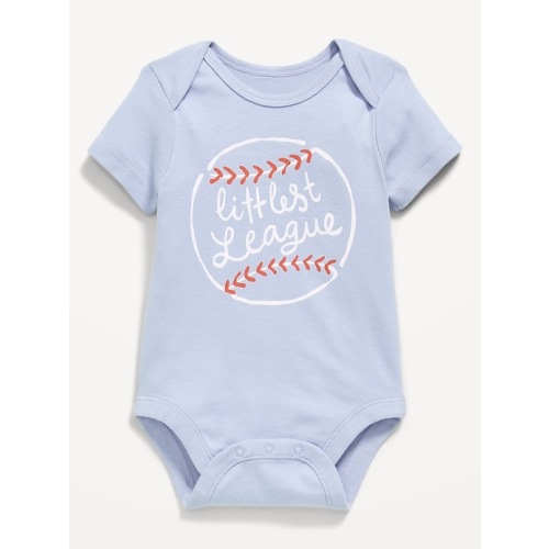 Short-Sleeve Unisex Graphic Bodysuit for Baby