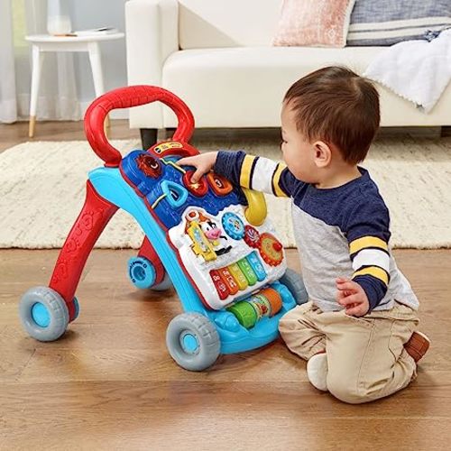 VTech Sit-to-Stand Learning Walker (Frustration Free Packaging), Blue