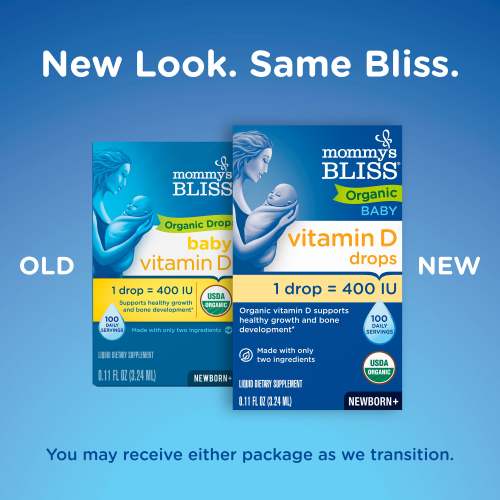 Baby Vitamin D Organic Drops – Mommy's Bliss