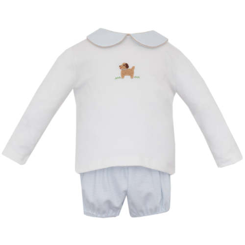 Puppies Stripe Diaper Set