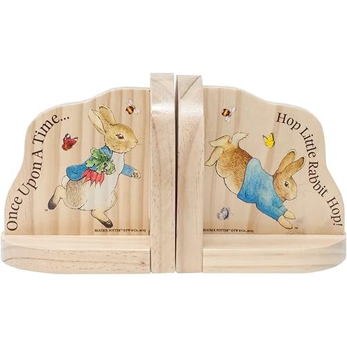 Official Beatrix Potter Peter Rabbit Bookends for Nursery for Babies and Toddlers