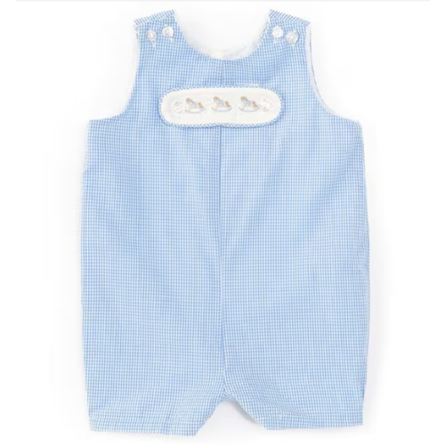 Edgehill Collection Baby Boy Newborn-24 Months Round Neck Sleeveless Tab Collection Jon Jon