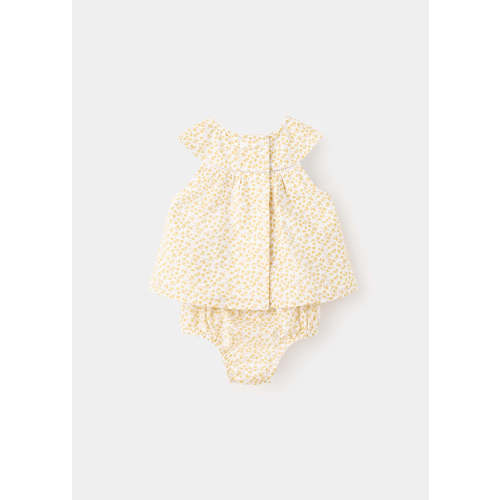 Cotton dress and romper with floral print - Kids | MANGO USA