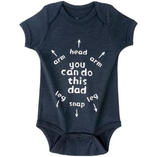 "You Can Do This Dad Funny Baby Onesie | New Dad Gift 0-18M Humorous Cotton Bodysuit