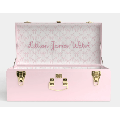 Petite Trunk - Pink - Bella’s Bows / Embroidery