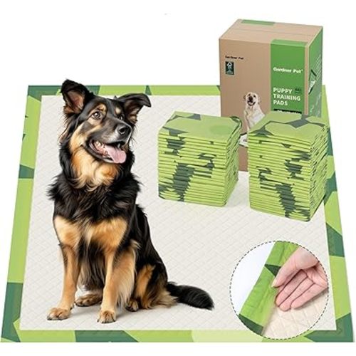 Gardner Pet Disposable Puppy Pads XL, 28" x 30" Dog Pee Pads for Dogs, Super Absorbent & Leak-Proof Full Edge-Wrapping Extra Thick Dog Potty Training Pads (30 Count)