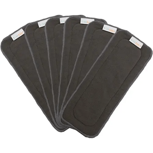 ALVABABY Reusable 5 Layers 6 Pack Inserts for Baby Cloth Diaper and Cloth Diapers Covers 6ZTN