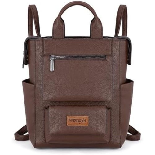 Montana West Wrangler Backpack Purse for Women Fashion Anti Theft Convertible Backpack with Adjustable Strap