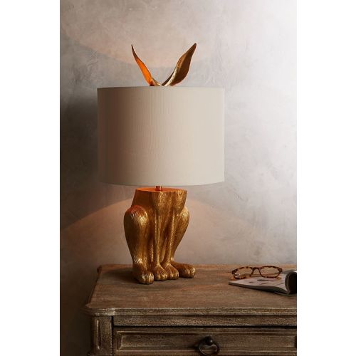 Gilded Hare Table Lamp | Anthropologie