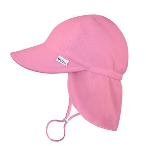 Green Sprouts Baby/toddler Breathable Flap Sun Protection Hat - Light Pink - 0/6 Months