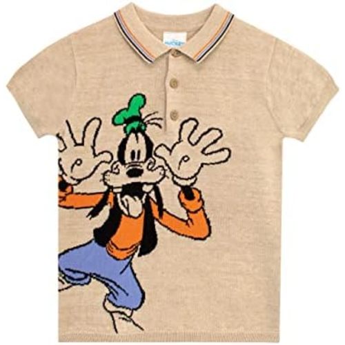 Disney Boys Goofy Polo Shirt Kids Short Sleeve T-Shirt