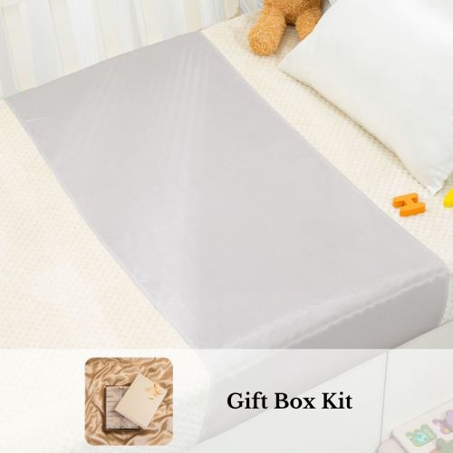 Luxe Silk Crib Sleeve | 23mm Mulberry Silk | Ultimate Baby Shower Gift