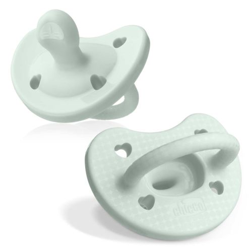 PhysioForma Luxe Orthodontic Silicone Pacifier – Blush 0-6m (2pc) | Chicco