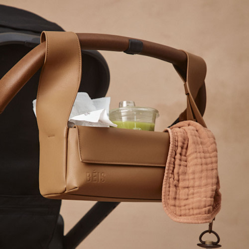 The Convertible Stroller Caddy - Camel