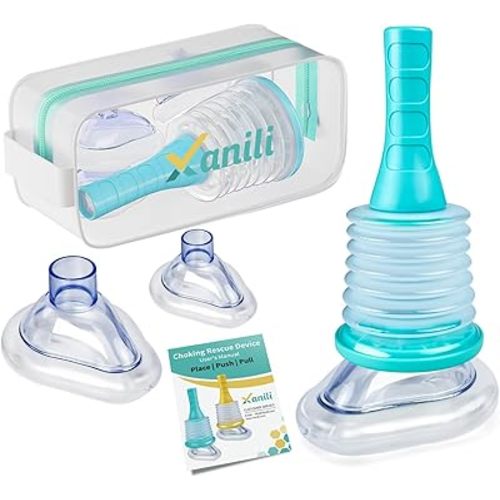 Choking Rescue Device, Portable Airway Suction Device, Anti Choking Device for Kids and Adults, Portable Suction Rescue Device for Children & Adults