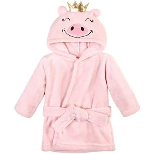 Hudson Baby Unisex Baby Plush Animal Face Bathrobe