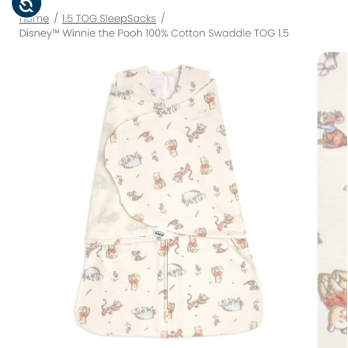 Winnie the Pooh Cotton Swaddle | Newborn | HALO